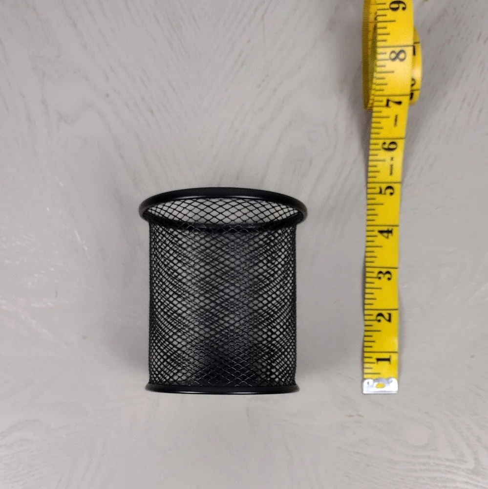 Office Supplies Black Mesh Organizer